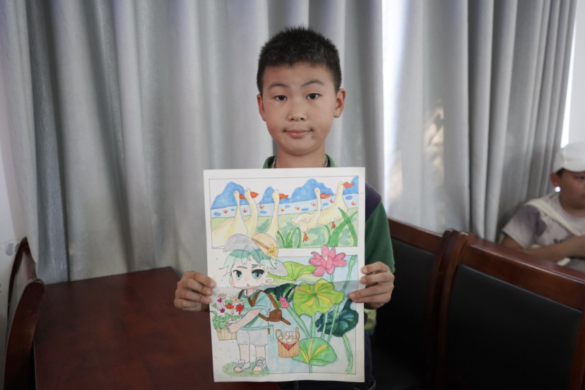 五线谱遇上调色盘:湖北文理学院志愿者为儿童打造“音乐+绘画”创新美育课.docx